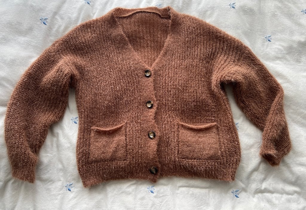 “Made in Italy”Prachtig bruin wollen vest met wol M, Maat 38/40 (M), Made in Italy, Bruin, Nieuw