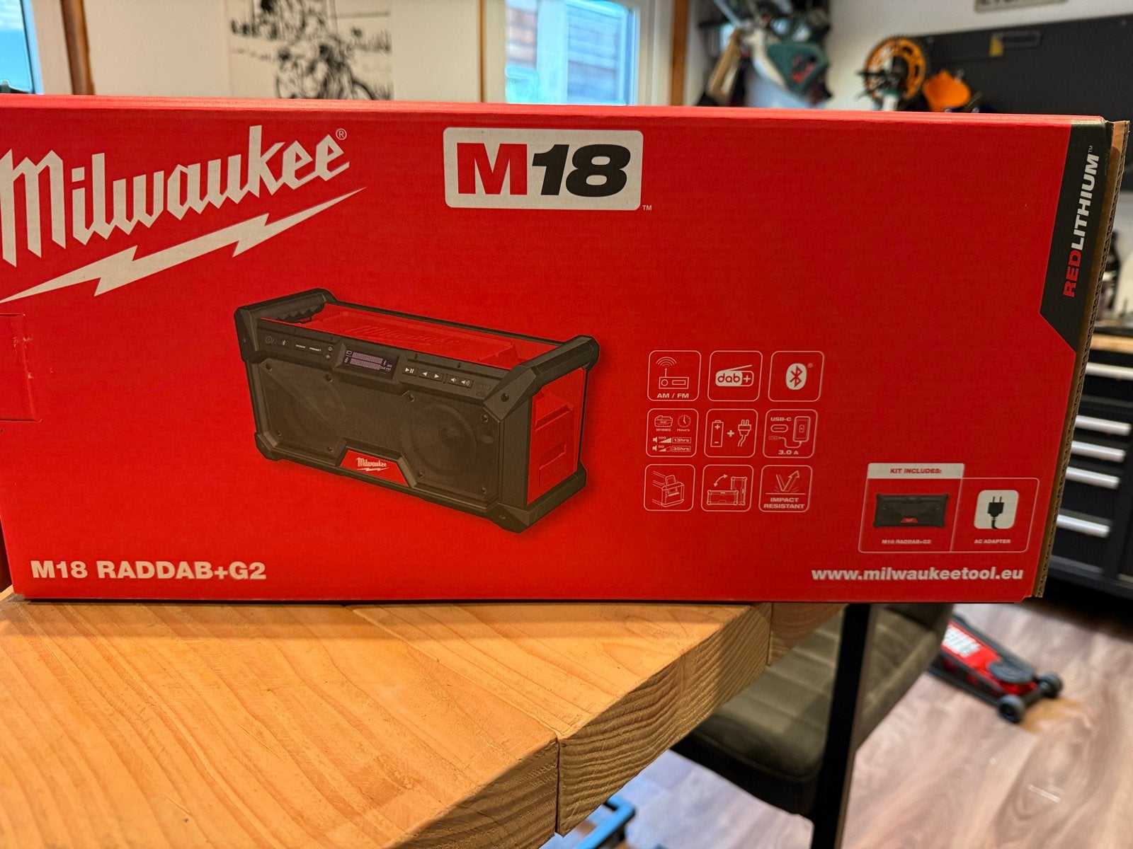 Milwaukee M18 RADDAB+G2 Bouwradio - Nieuw in doos, Ophalen of Verzenden, Nieuw, Bouwradio