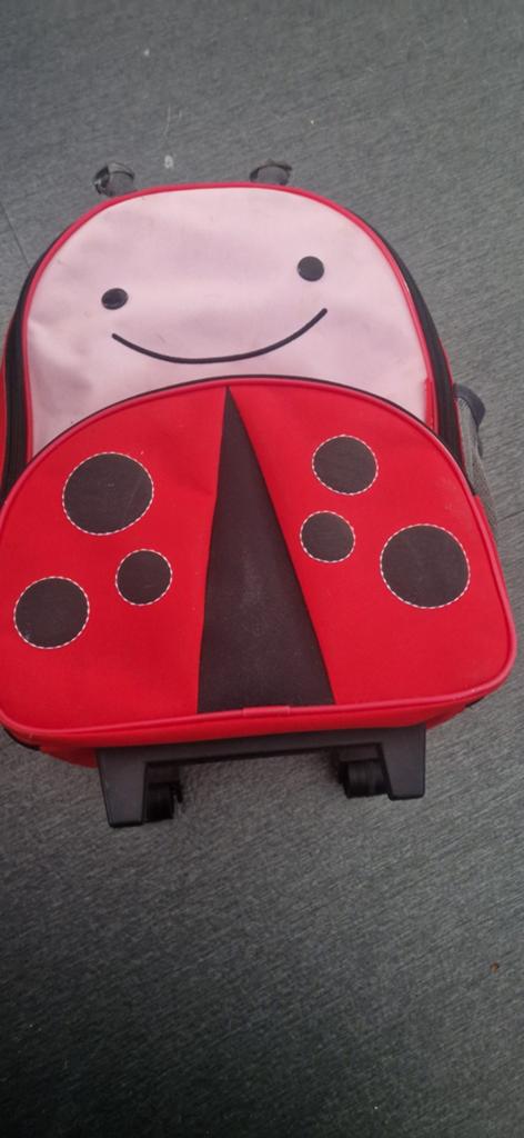 Leuke Kinderkoffer Lieveheersbeestje op Wieltjes, Ophalen of Verzenden, Gebruikt