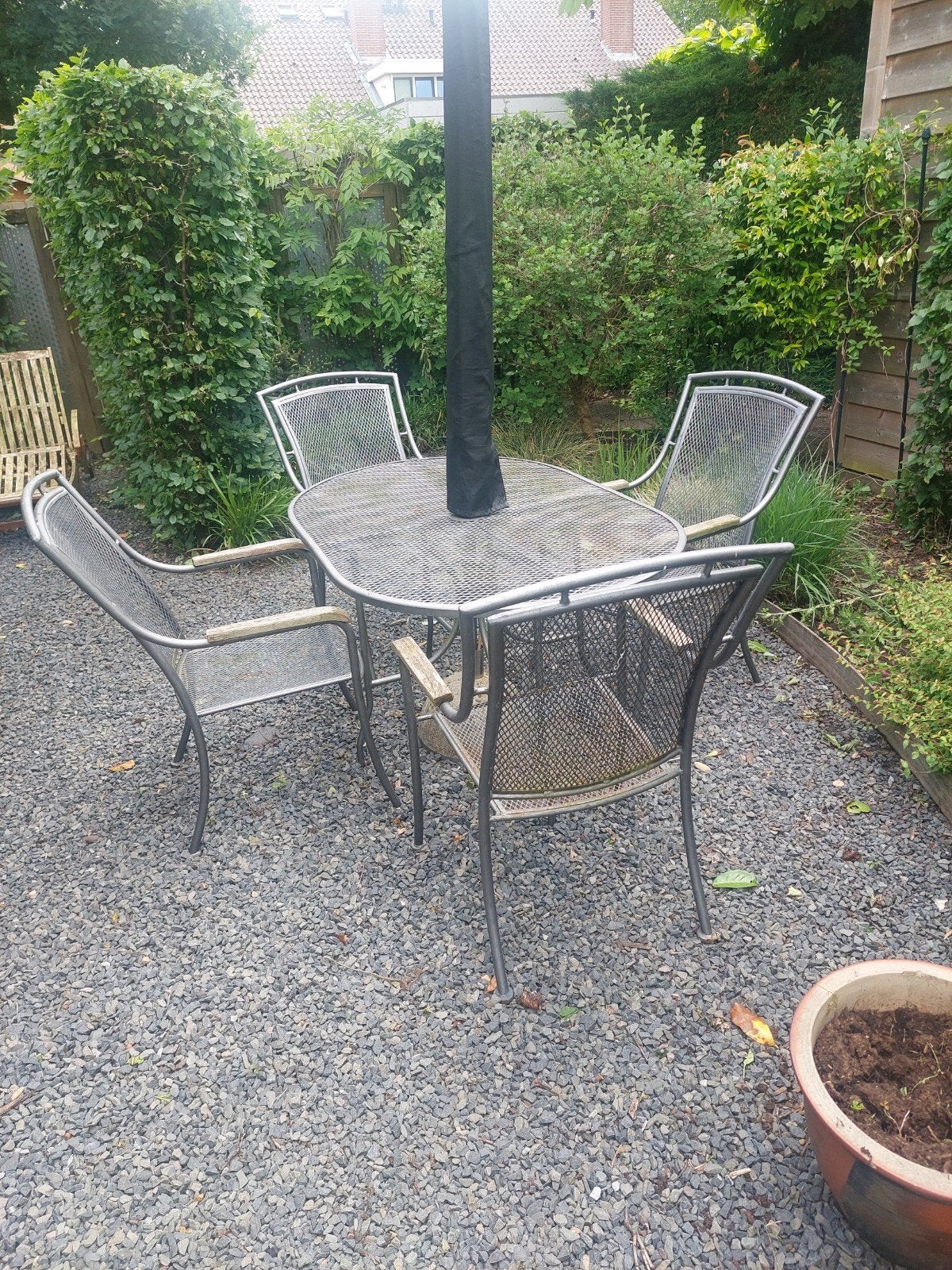 Oerdegelijk tuinset, Ophalen of Verzenden, Gebruikt