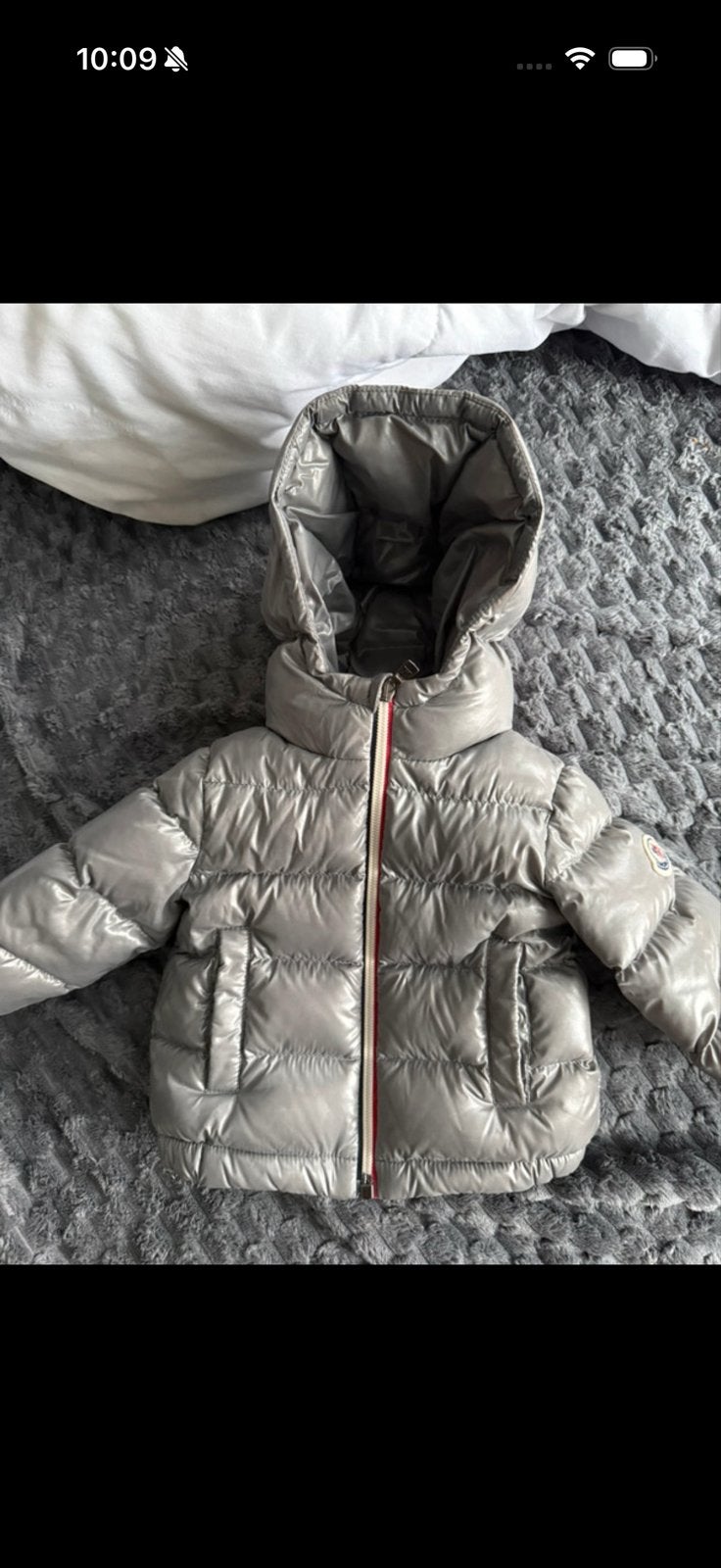 Moncler jasje maat 68 (6-9 maanden) zo goed als nieuw, Ophalen of Verzenden, Zo goed als nieuw, Jongetje, Jasje