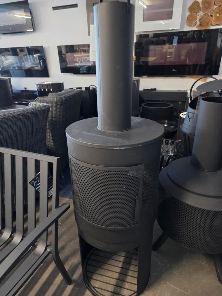XXL Drumpot Garden Fire - Zwart, Tuin en Terras, Tuinhaarden, Nieuw, Ophalen of Verzenden
