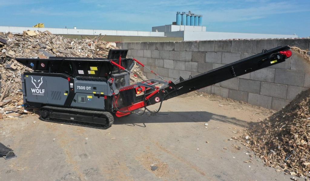 Te huur/Te koop Wolf 7500 DT Shredder/Voorbreker/Verkleiner., Ophalen