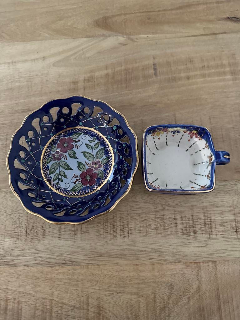 Flora Gouda Holland Aardewerk Set, Ophalen of Verzenden