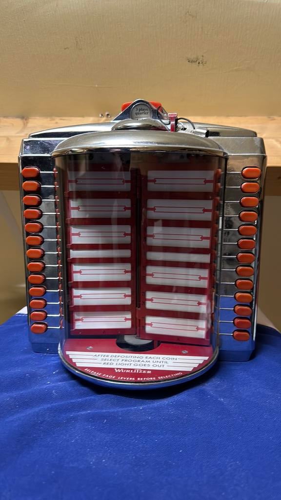 Wurlitzer wallbox, Verzamelen, Automaten | Jukeboxen, Ophalen of Verzenden, Zo goed als nieuw, Voor 1950, Wurlitzer