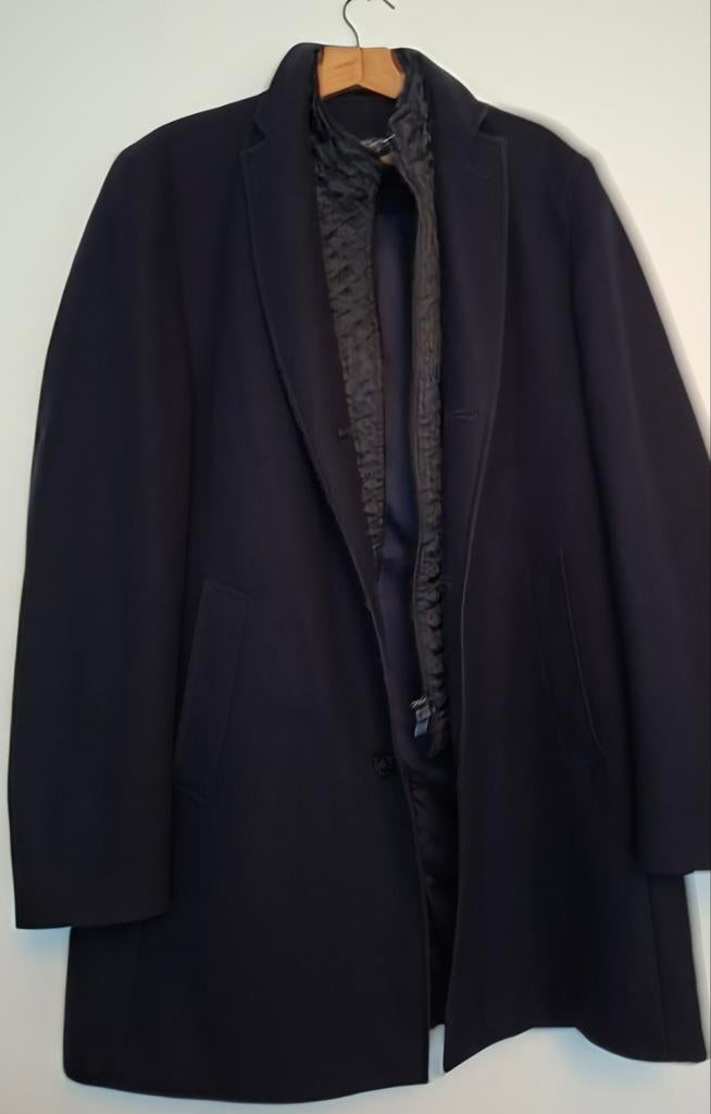 Nette herenjas maat 54 - weinig gedragen, Kleding | Heren, Maat 52/54 (L), Thomas Henderson, Zwart, Ophalen of Verzenden