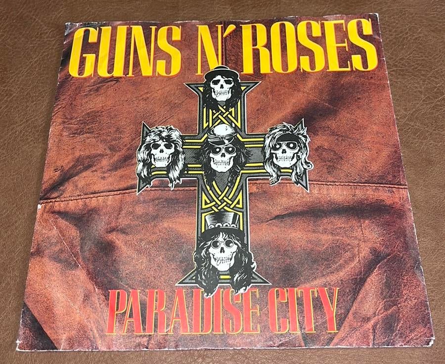 Guns n’ Roses - Paradise City - 7” vinyl single - EU persing, Cd's en Dvd's, Vinyl | Hardrock en Metal, Ophalen of Verzenden, Gebruikt