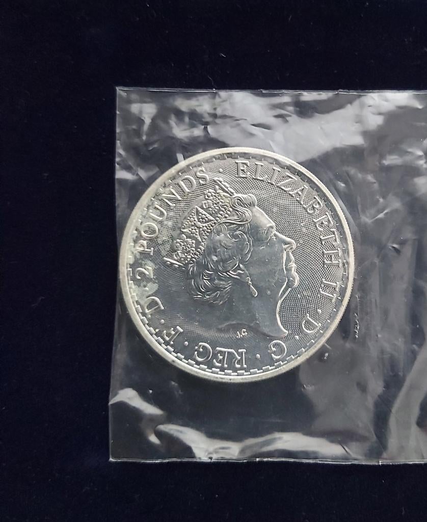 Zilveren Britannia munt 1 troy ounce, Ophalen of Verzenden