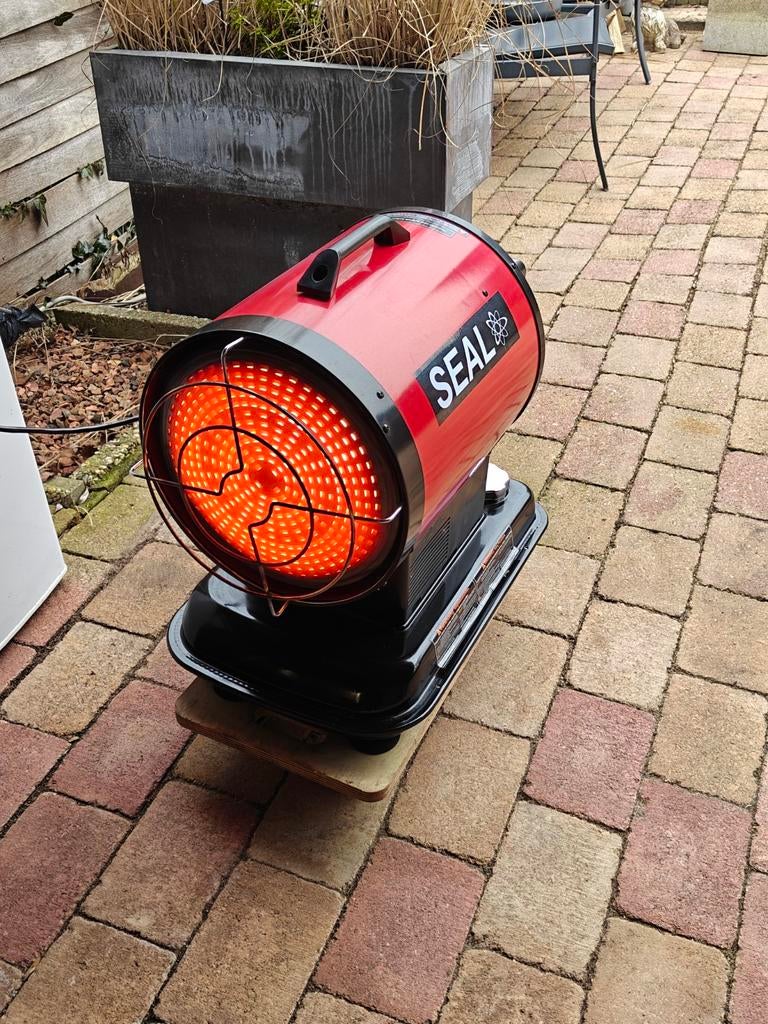 Krachtige SEAL Bouwkachel / Torpedo Heater, 30 tot 80 cm, Gebruikt, Kachel, Minder dan 60 cm
