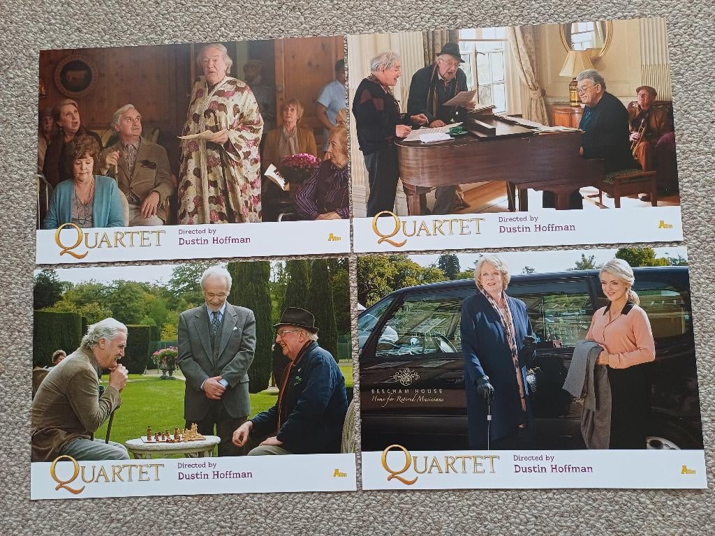 QUARTET     lobbycard set., Verzenden, Nieuw, A1 t/m A3, Film en Tv