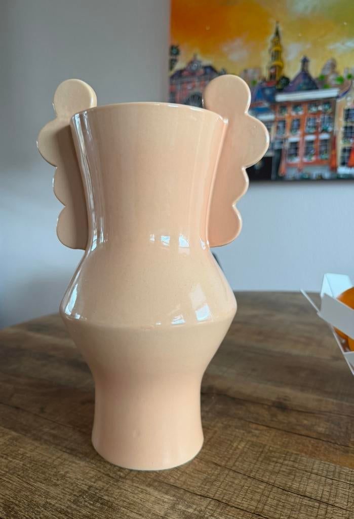 Vaas Urban nature culture “circulo” pumpkin, Huis en Inrichting, Woonaccessoires | Vazen, Ophalen of Verzenden, Zo goed als nieuw