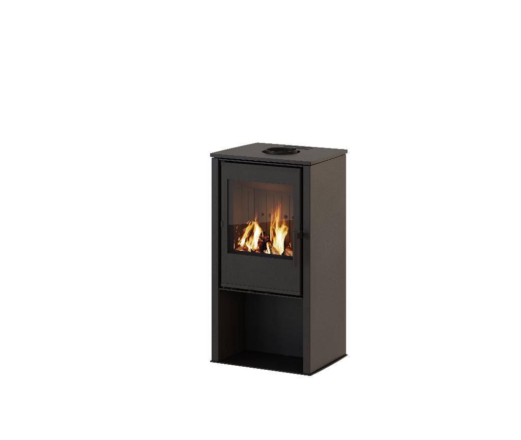 Houtkachel Kjeld van 4-9 kW (lichte lakschade), Ophalen of Verzenden, Gebruikt, Hout, Houtkachel