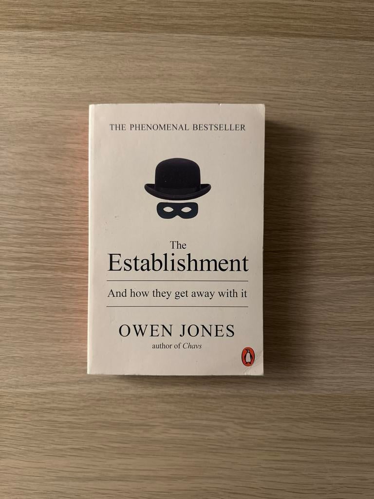 The Establishment - Owen Jones, Ophalen of Verzenden, Gelezen, Politiek en Staatkunde, Europa
