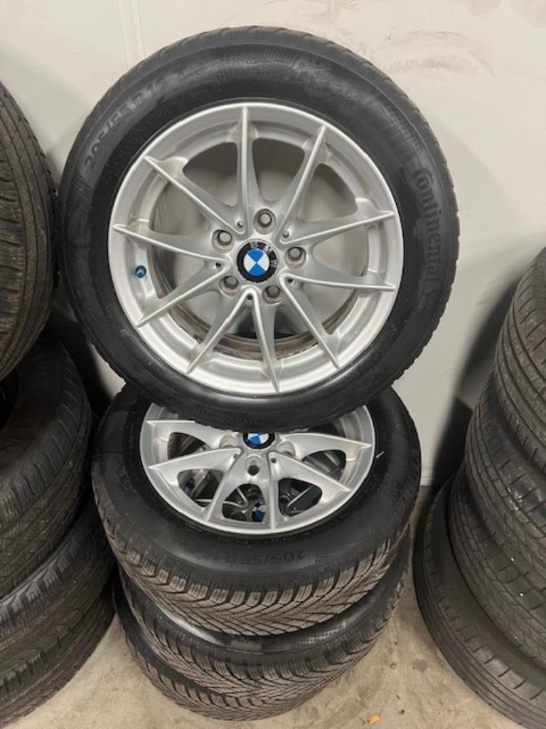 LMV WINTERSET TBV BMW MODELLEN 205-55-16, Auto-onderdelen, Banden en Velgen, Ophalen, Gebruikt, 16 inch, Banden en Velgen