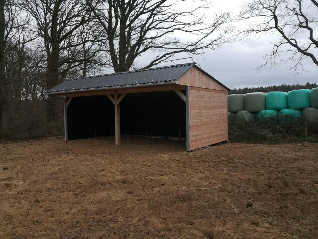 schuilstallen dubbelwandig, Weidegang
