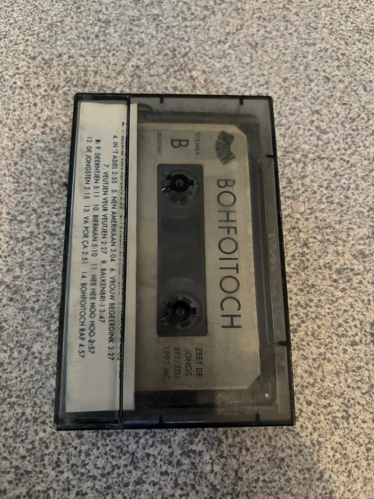 Zeet de Jongens - Boh Foi Toch Cassetteband, Cd's en Dvd's, Cassettebandjes, Gebruikt, 1 bandje, Ophalen of Verzenden, Origineel