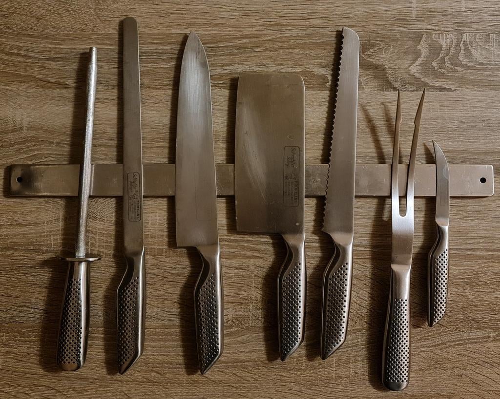 Schneider Solingen Profiline messenset, Ophalen of Verzenden, Rvs of Chroom