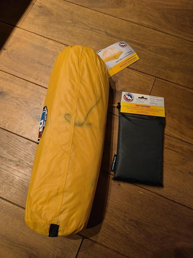 Big Agnes Tiger Wall UL3 + footprint - Nieuw met bon, Caravans en Kamperen, Tenten, tot en met 3, Nieuw, Ophalen of Verzenden