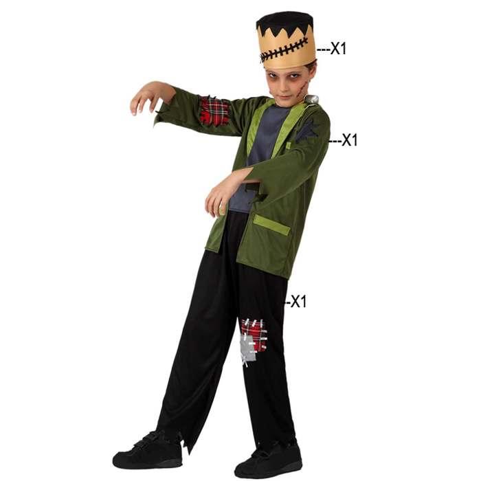 Frankenstein/Dracula Carnaval Kostuum Maat 140-152, Ophalen of Verzenden, Zo goed als nieuw, 146 t/m 152, Jongen