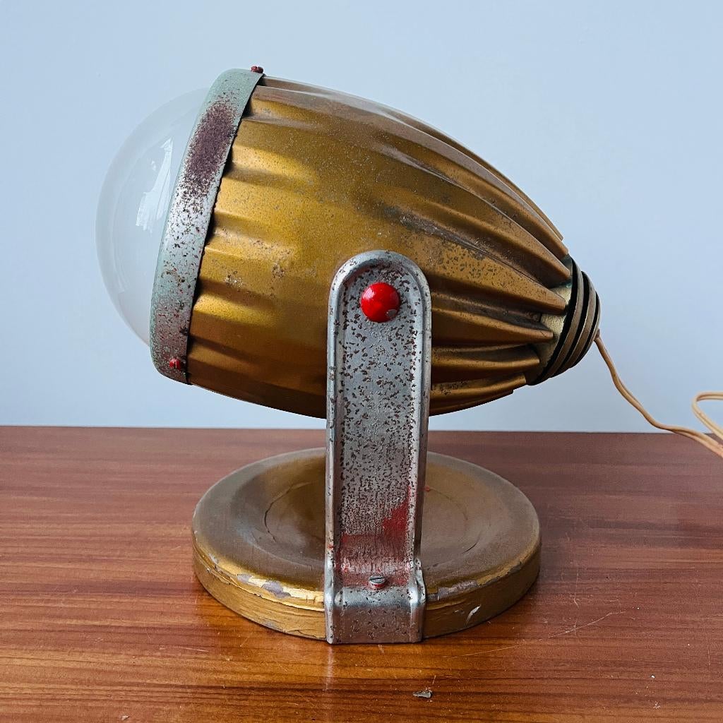 Vintage space age atomic age warmtelamp DDR Sovjet era, Atomic age, Gebruikt, DDR, Ophalen of Verzenden