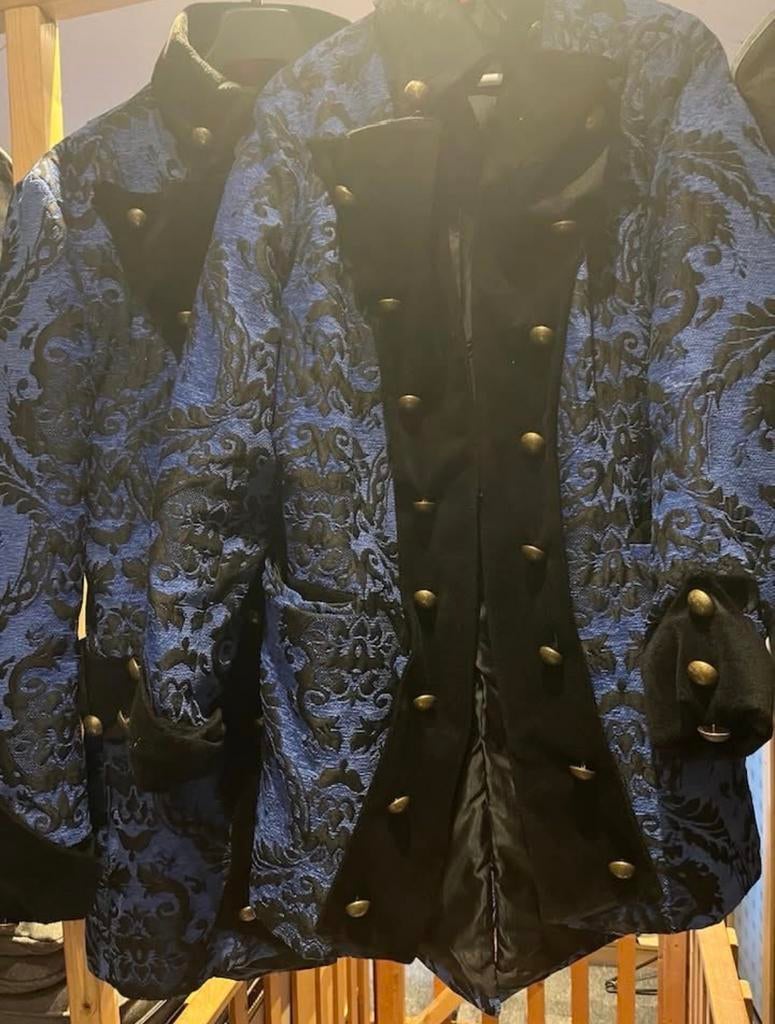 Vastelovend Jas - Uniek Design, Ophalen of Verzenden, Gedragen, Overige maten, Blauw