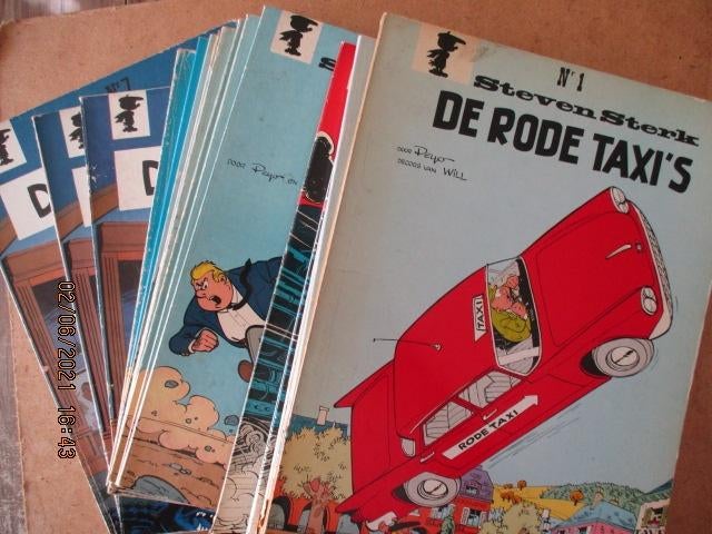adv4020 steven sterk, Eén stripboek, Ophalen, Gelezen