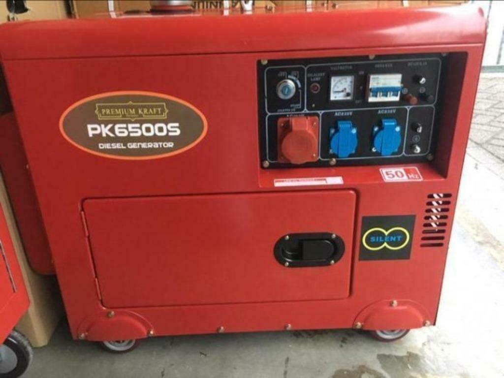 Diverse Generators! Diesel, Keystart, trekstart, Elektrisch startend, Dieselolie, Nieuw, Ophalen of Verzenden
