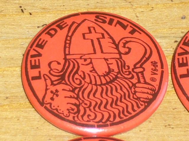 Sinterklaas Button's (4 Stuks), Diversen, Ophalen