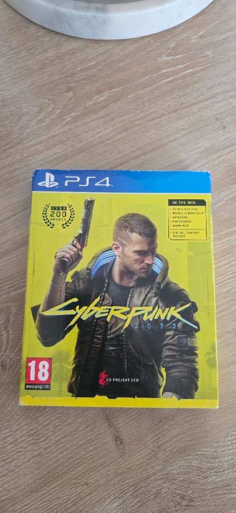 Cyberpunk 2077 PS4 Special Box, Spelcomputers en Games, Spelcomputers | Sony PlayStation 4, Met games, Ophalen of Verzenden, Zo goed als nieuw