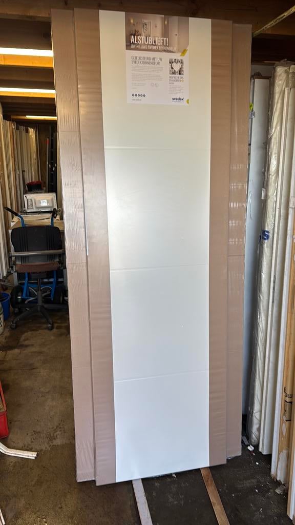 Stompe deur freeslijnen 73x231.5 cm al13 nr 152, Ophalen, Minder dan 80 cm, 215 cm of meer, Binnendeur
