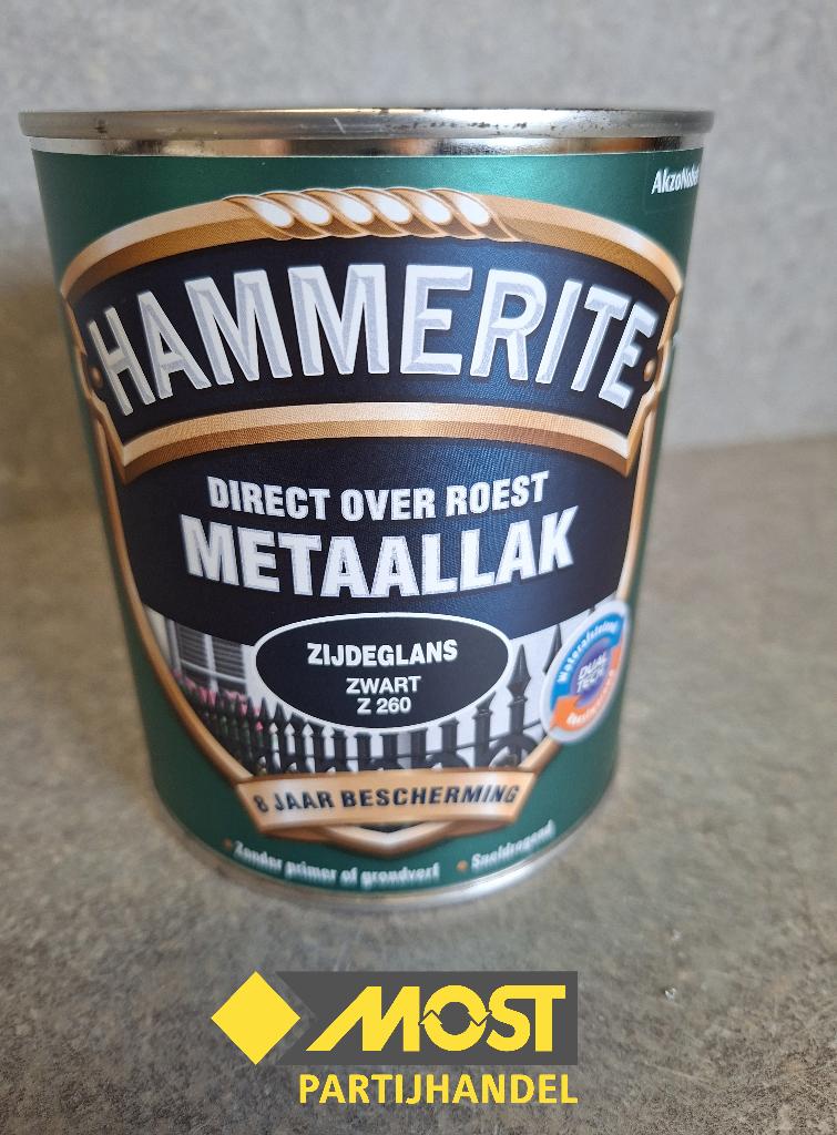 Hammerite Metaallak Zijdeglans Zwart, Ophalen, Nieuw, Wit, Lak