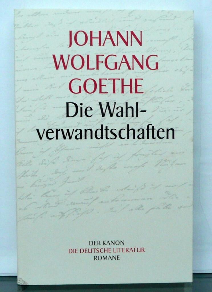Die Wahlverwantschaften (13b), Ophalen of Verzenden, Gelezen