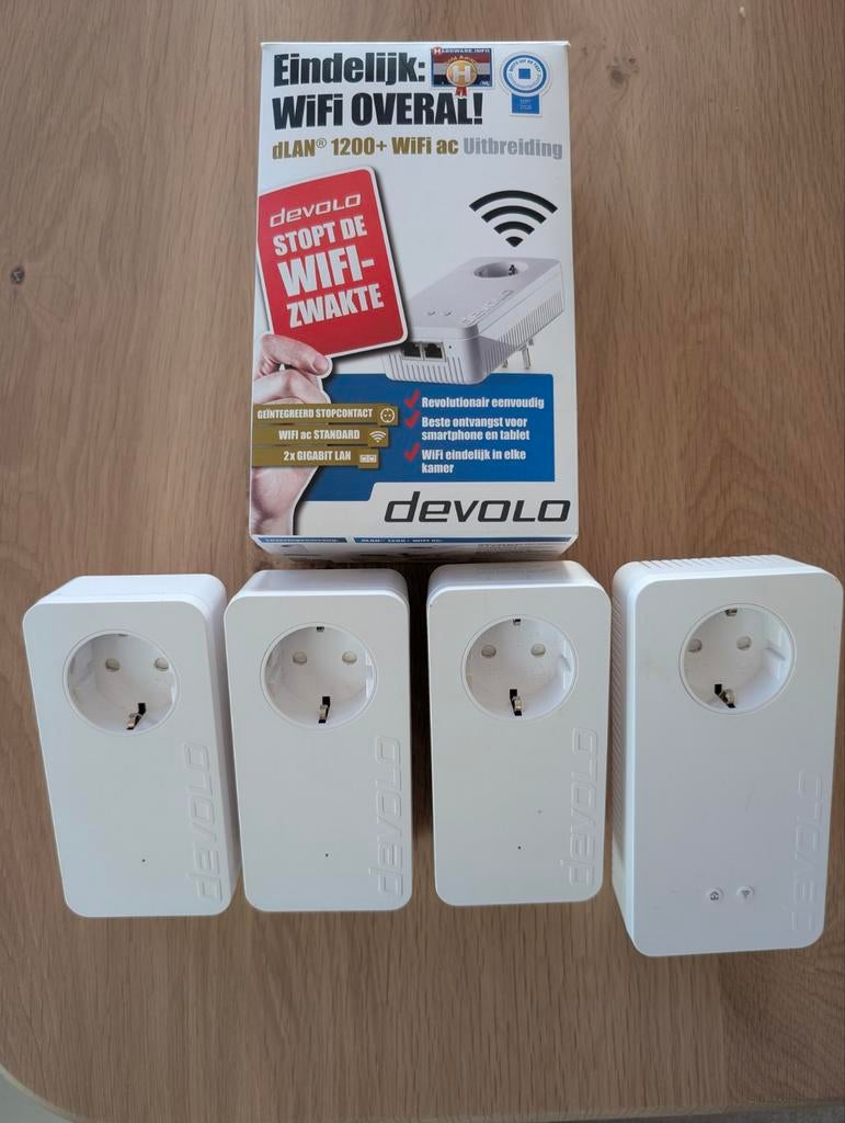 Devolo dLan 1200+ WiFi ac Set (1x + 3x), Ophalen, Gebruikt, Devolo
