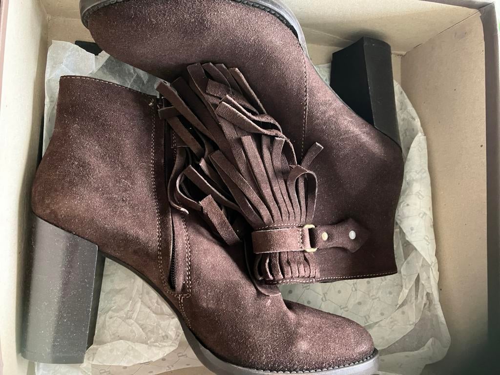 Bruine enkellaars manufacture, Ophalen of Verzenden, Zo goed als nieuw, Bruin, Loafers