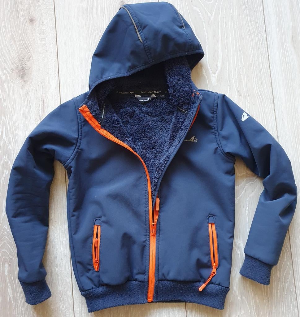 Ski-jack. Softshell Maat 128. Mountain Peak, Jongen of Meisje, Ophalen of Verzenden, Zo goed als nieuw, Mountain Peak