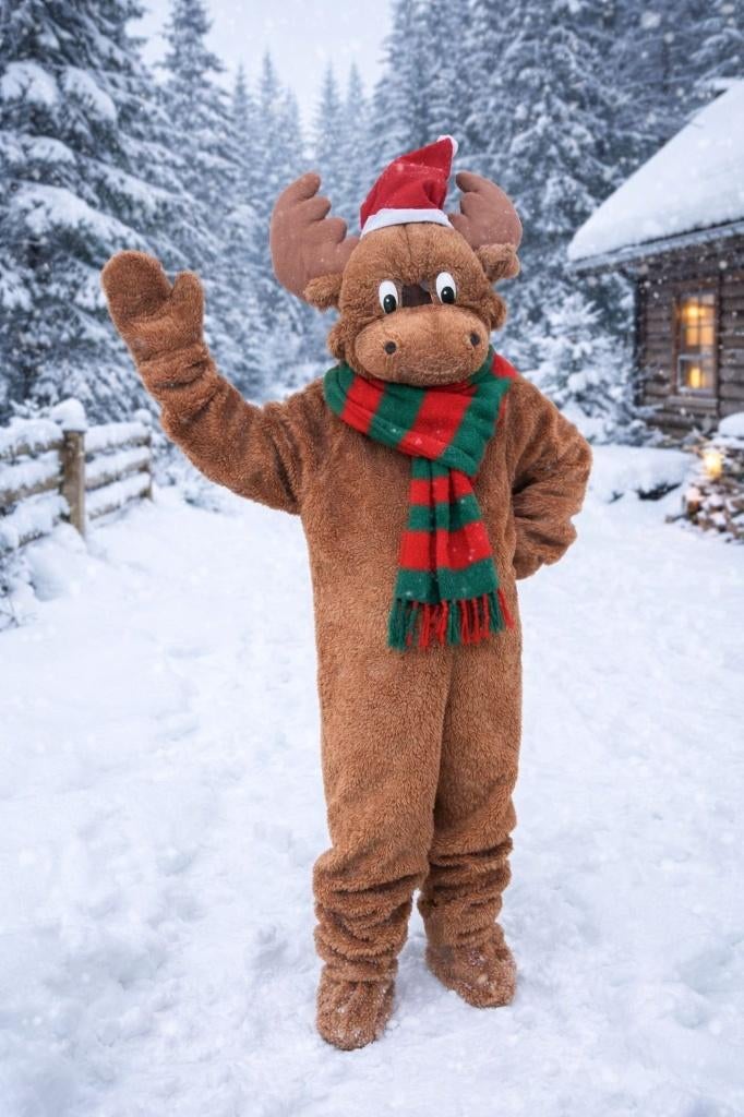 Te huur Kerstman of sneeuwpop mascotte kostuums pakken, Diversen, Kerst, Ophalen of Verzenden, Zo goed als nieuw