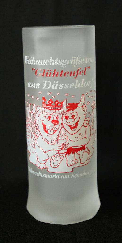Gluhteufel Bierglas., Verzamelen, Biermerken, Ophalen of Verzenden, Gebruikt, Glas of Glazen, Overige merken