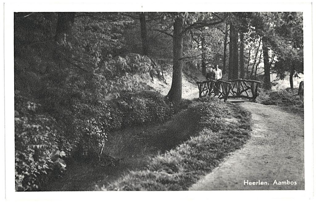 965260 Heerlen Limburg 1960 Aambos Gelopen met postzegel, Ophalen of Verzenden, 1960 tot 1980, Gelopen, Limburg