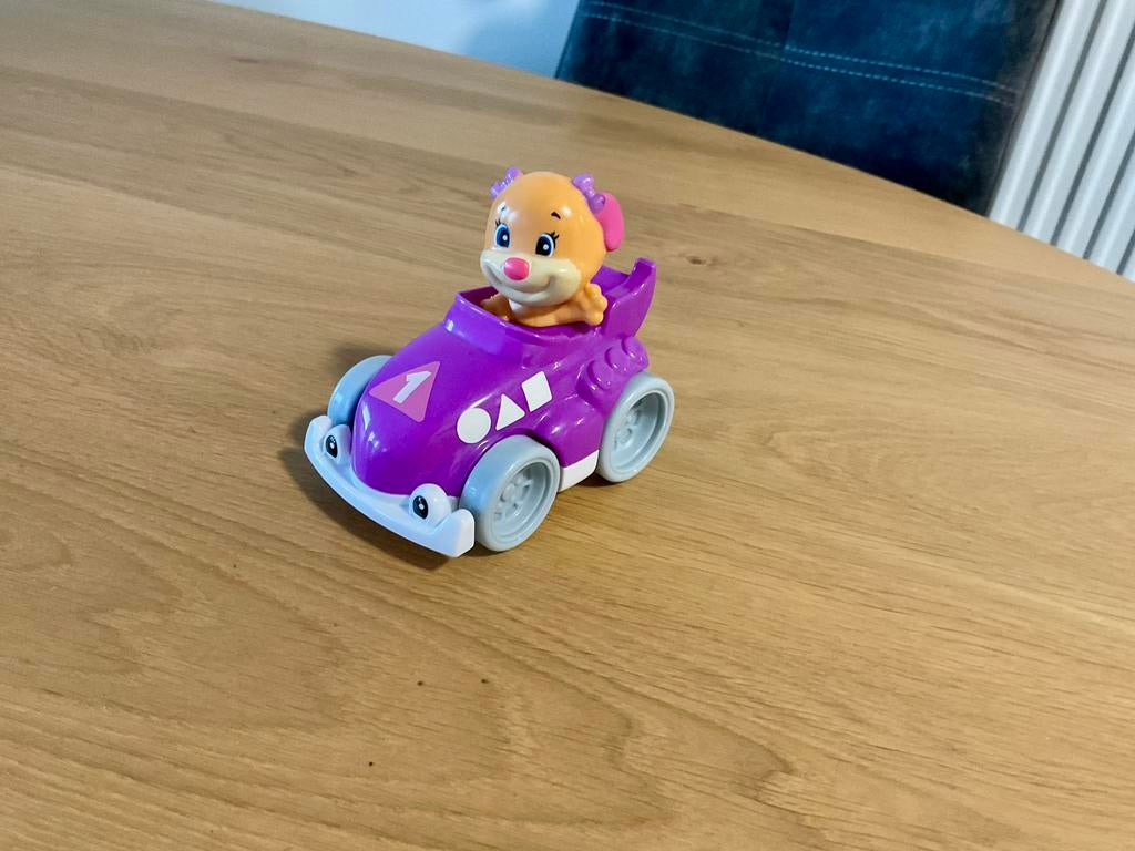 Little People : Autootje met puppy, Kinderen en Baby's, Ophalen, Gebruikt, Speelset