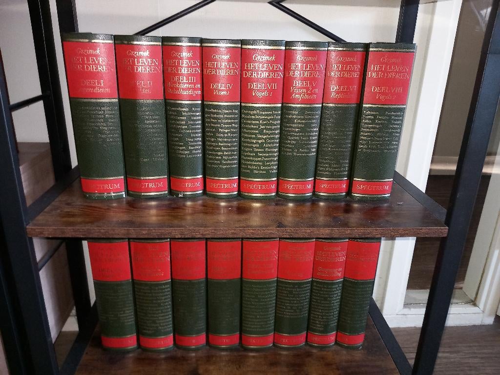 Grzimek dieren encyclopedie, Ophalen, Dieren