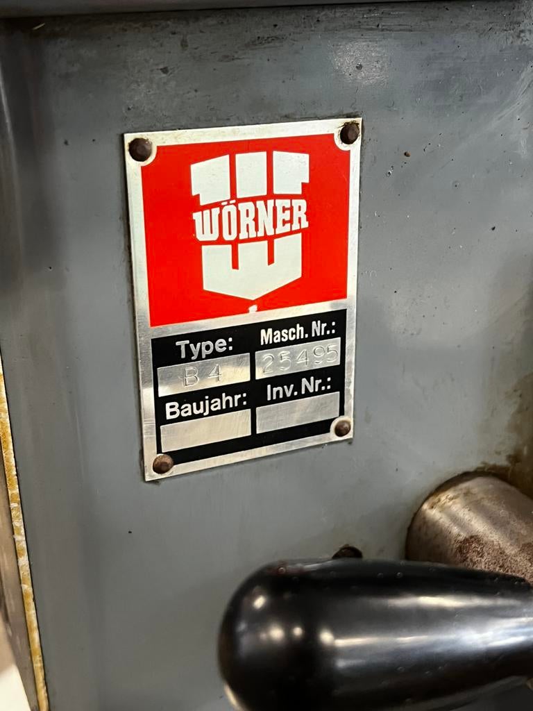 Wörner B4 kolomboormachine horlogemakers boormachine, Ophalen, Worner, Dimatech, Worner