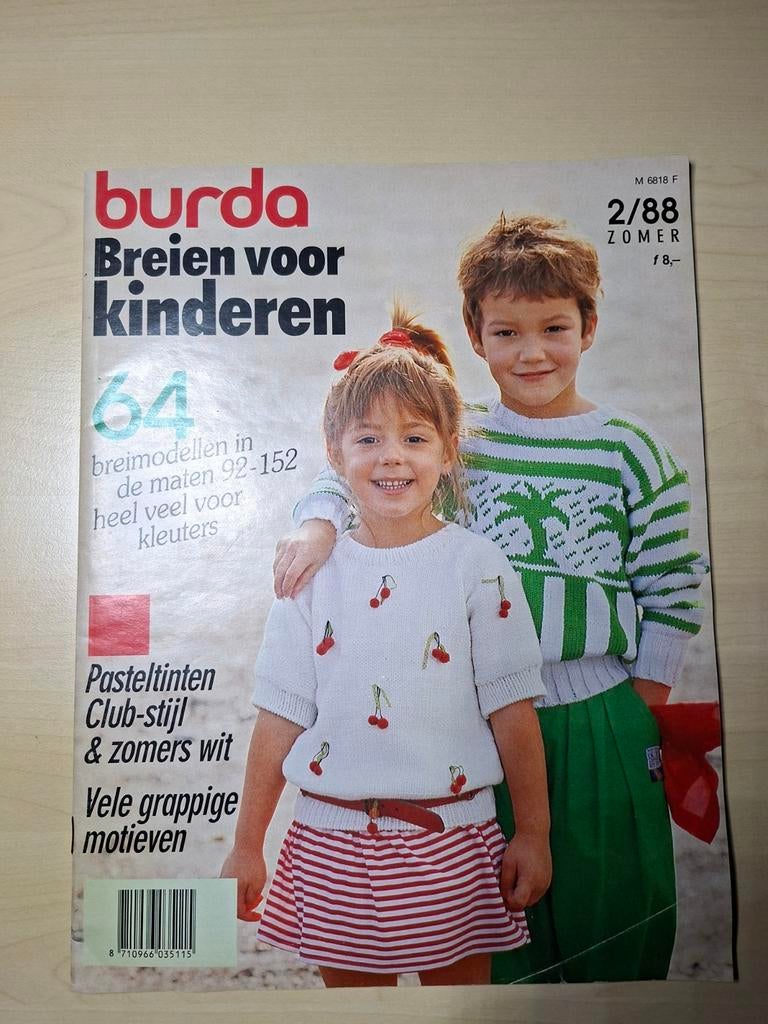 Burda Breien voor Kinderen - Patroonboek, Ophalen of Verzenden, Gebruikt, Breien, Patroon of Boek