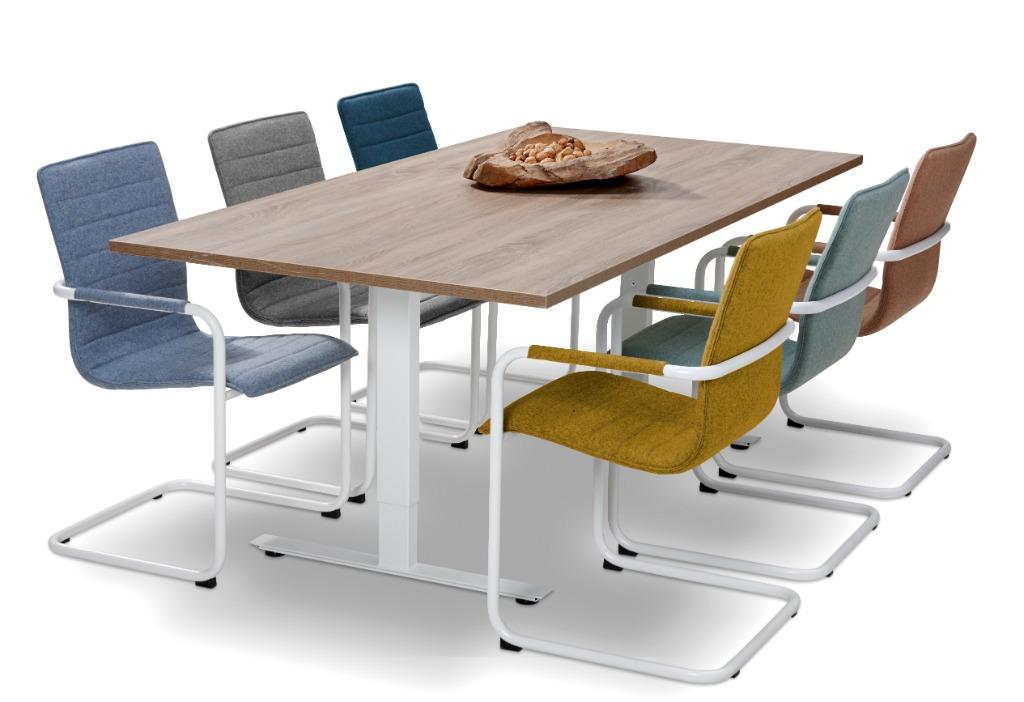 Vergadertafel 200 x 100 | Hoogte verstelbaar | Scherpe prijs, Ophalen of Verzenden, In hoogte verstelbaar, Nieuw