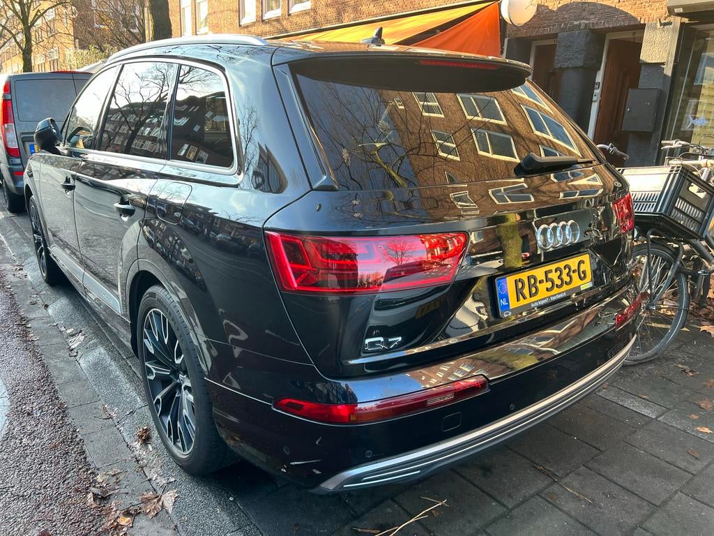 Audi Q7 Etron, pano, schuifdak, 3.0 Hybrid TDI., Auto's, Automaat, Euro 5, Zwart, 258 pk