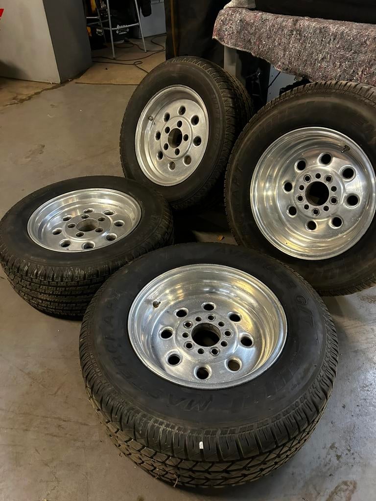 Weld Drag Lite wielen velgen USA Camaro steek breedset 15", Ophalen, 15 inch, Zomerbanden, Banden en Velgen