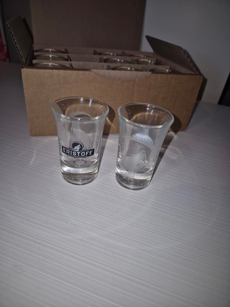 11 nieuwe shotglazen, Ophalen of Verzenden, Nieuw, Borrel- of Shotglas