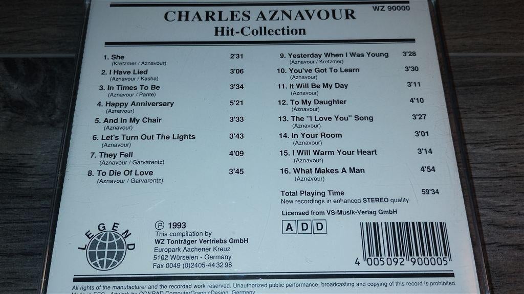 Charles Aznavour - Hit-Collection, Ophalen of Verzenden, Zo goed als nieuw