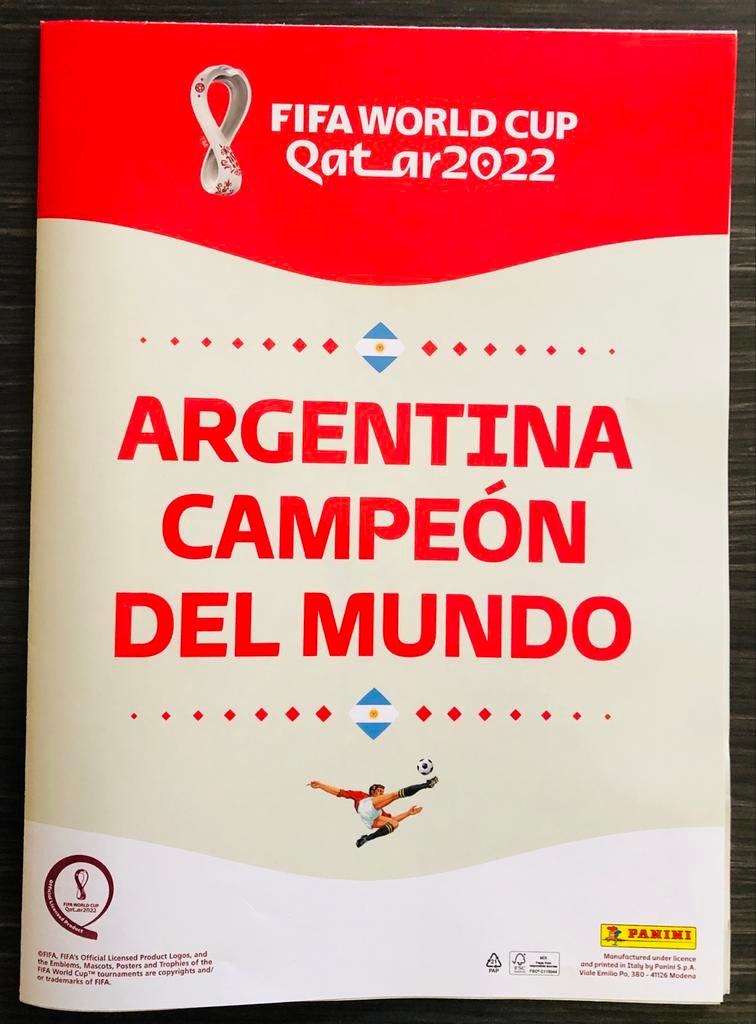 Panini Argentinië Kampioen Qatar 2022 Poster, Ophalen of Verzenden, Zo goed als nieuw, Buitenlandse clubs, Poster, Plaatje of Sticker