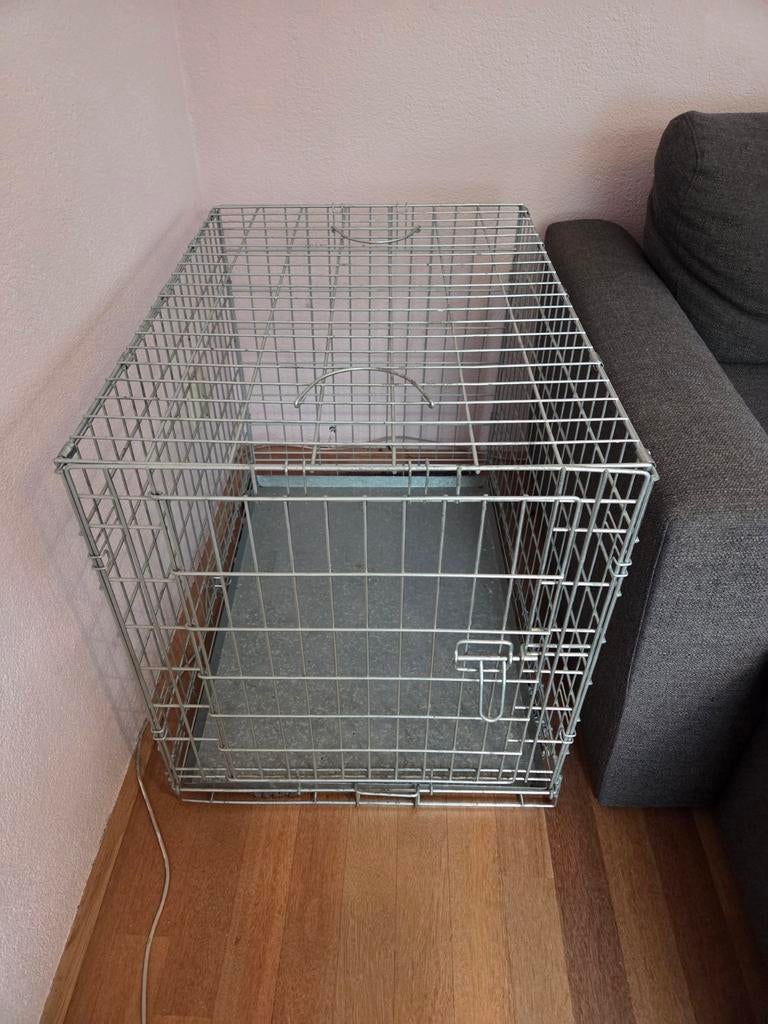 Mediumsized  hondenbench, Dieren en Toebehoren, Hondenhokken, Ophalen, Zo goed als nieuw, 75 tot 110 cm, Minder dan 65 cm