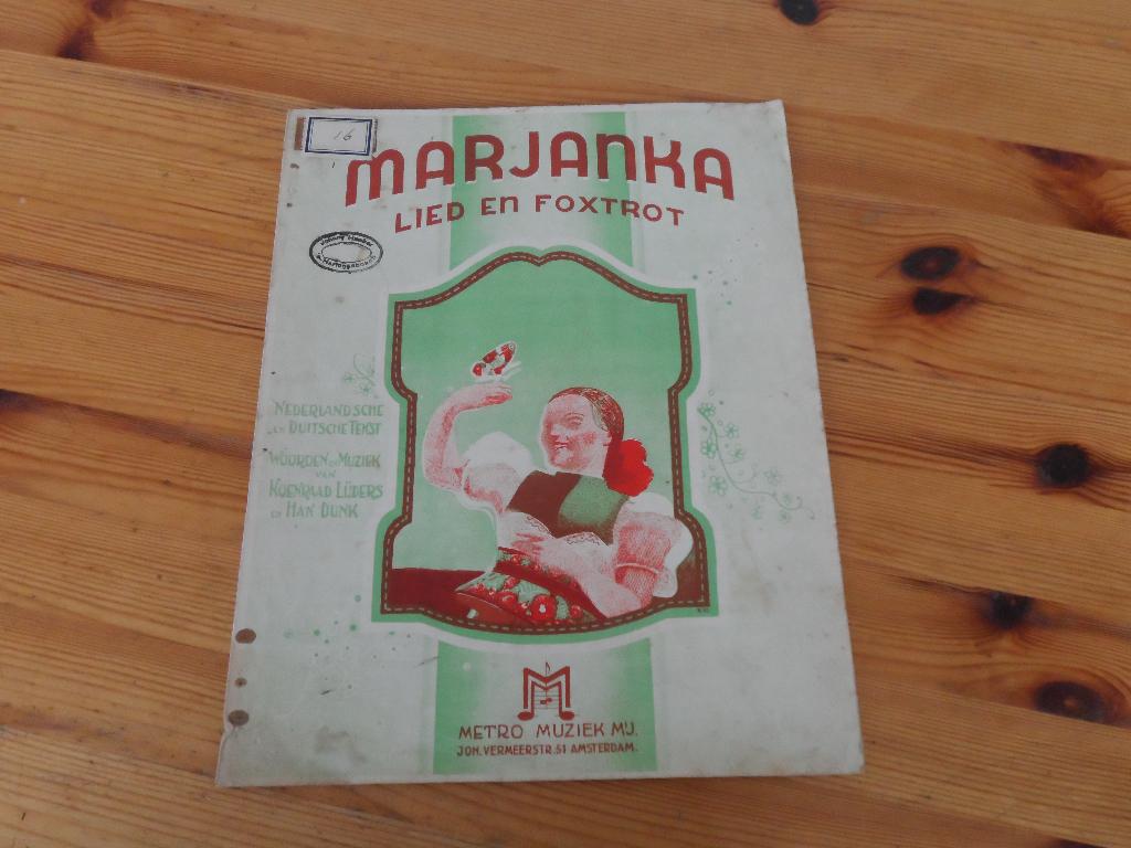 Marjanka - koenraad luders / han dunk, Gebruikt, Gitaar, Ophalen of Verzenden, Artiest of Componist